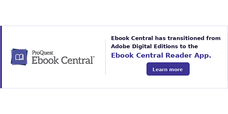 Ebook Central transition to the new app